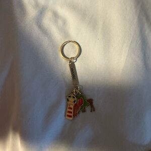 Gold Keychain with Charms